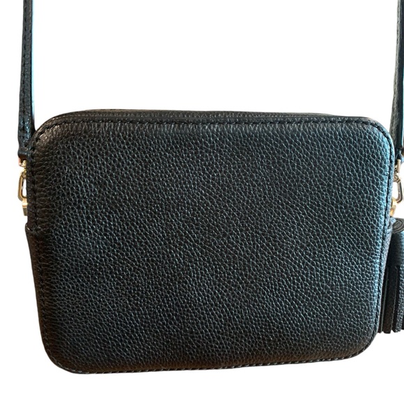 Kate Spade Orchard Street Arla Leather City Scape Crossbody Bag Purse Black EUC - Picture 3 of 16